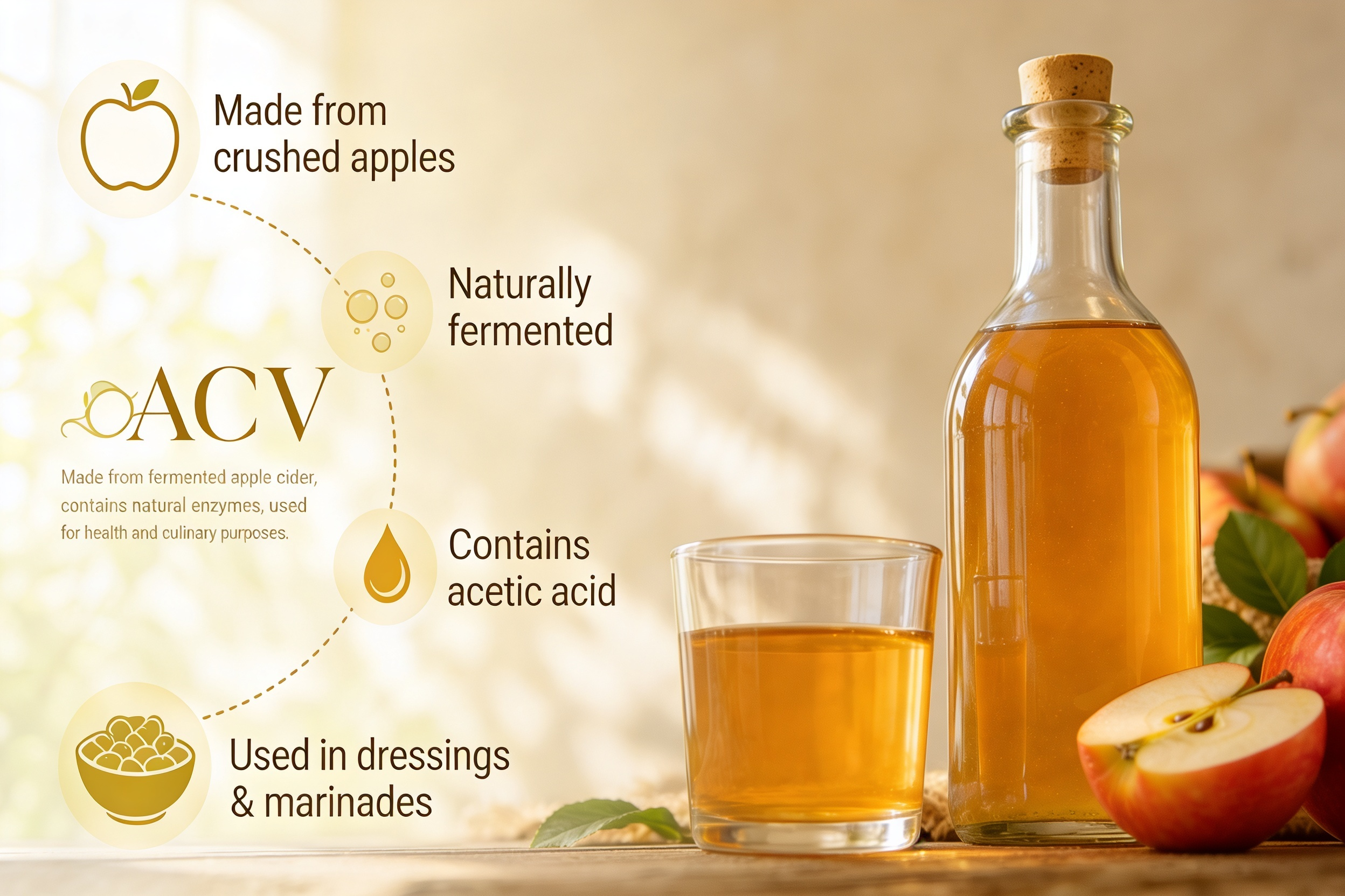 Apple cider vinegar: the kitchen staple that actually earned its place in a metabolic formula