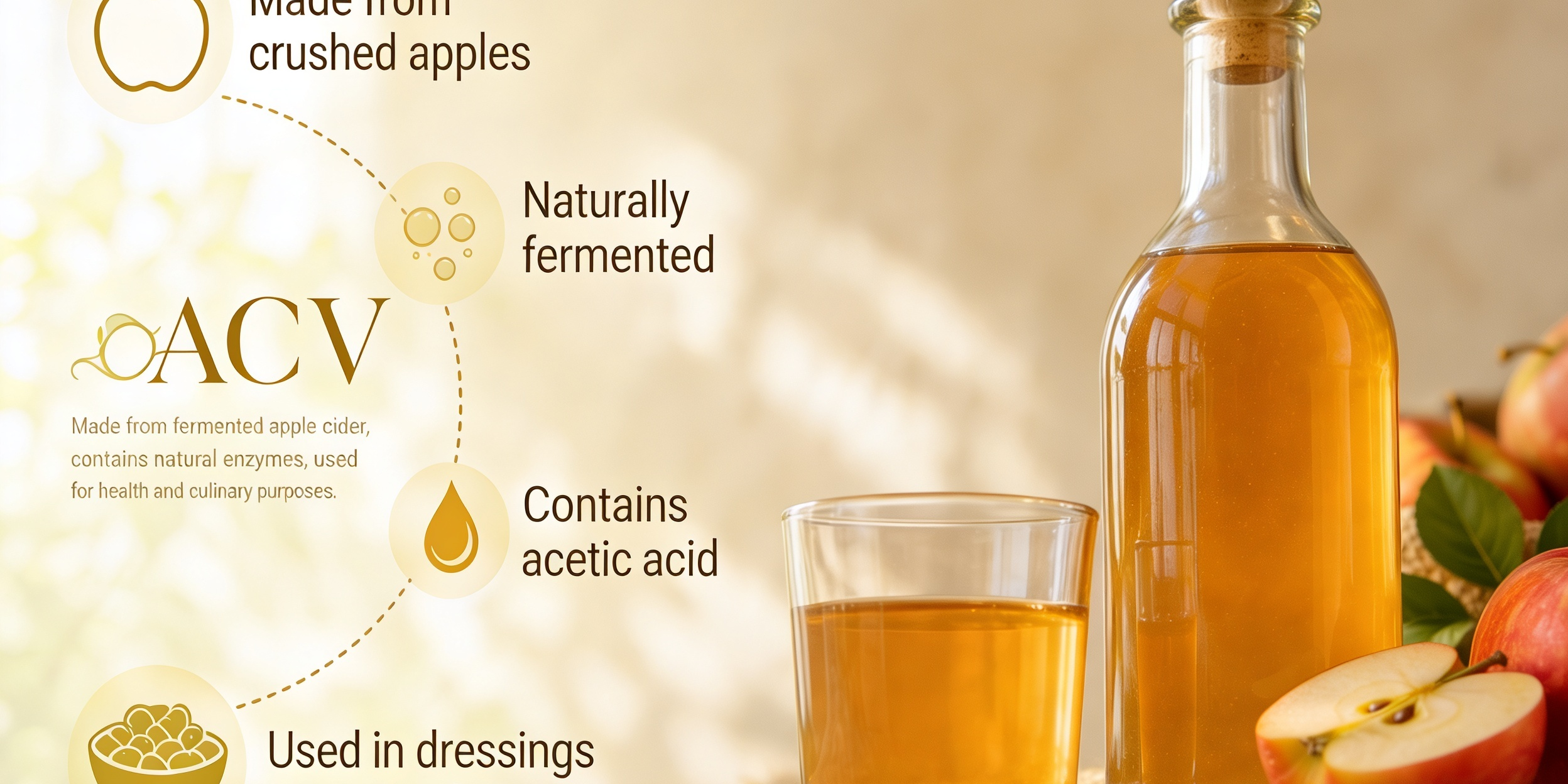 Apple cider vinegar: the kitchen staple that actually earned its place in a metabolic formula