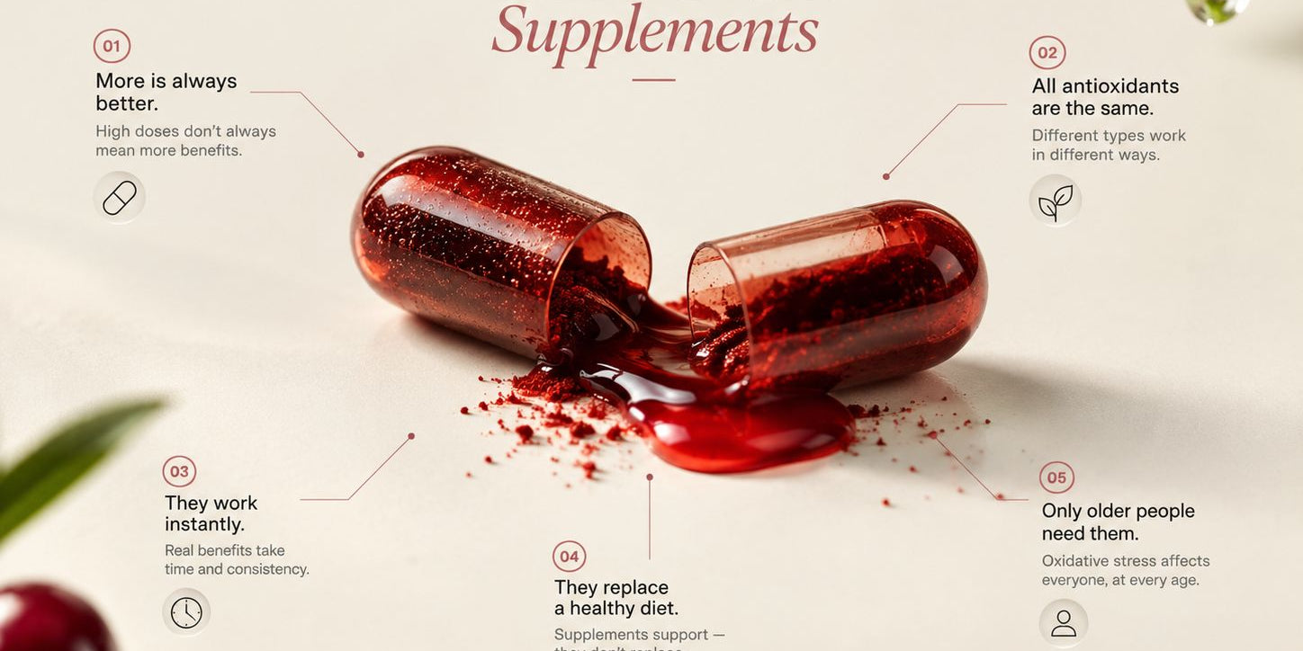 Five things most people get wrong about antioxidant supplements