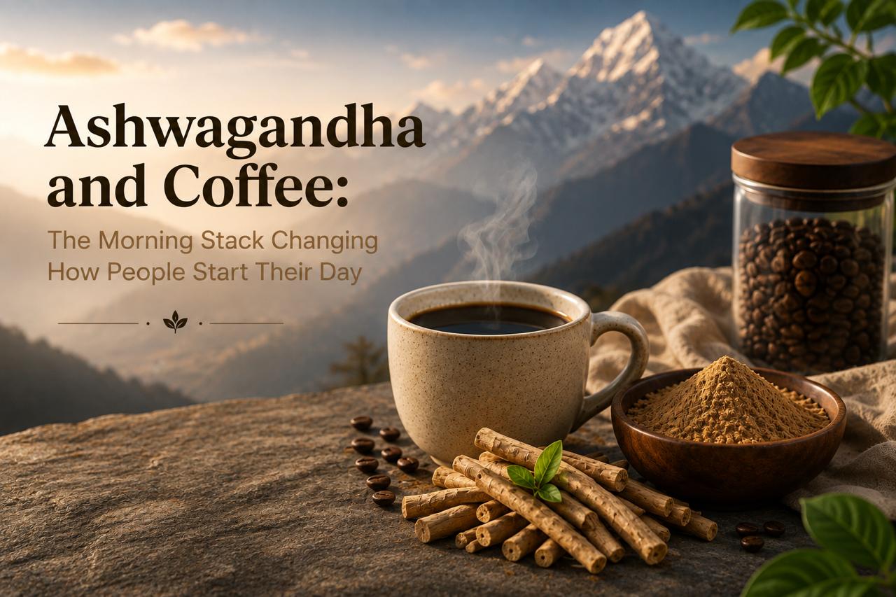 Ashwagandha and coffee: the morning stack that makes the first two hours actually work