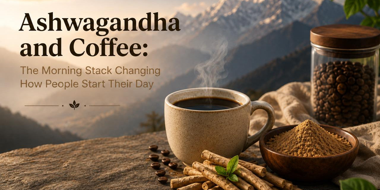 Ashwagandha and coffee: the morning stack that makes the first two hours actually work