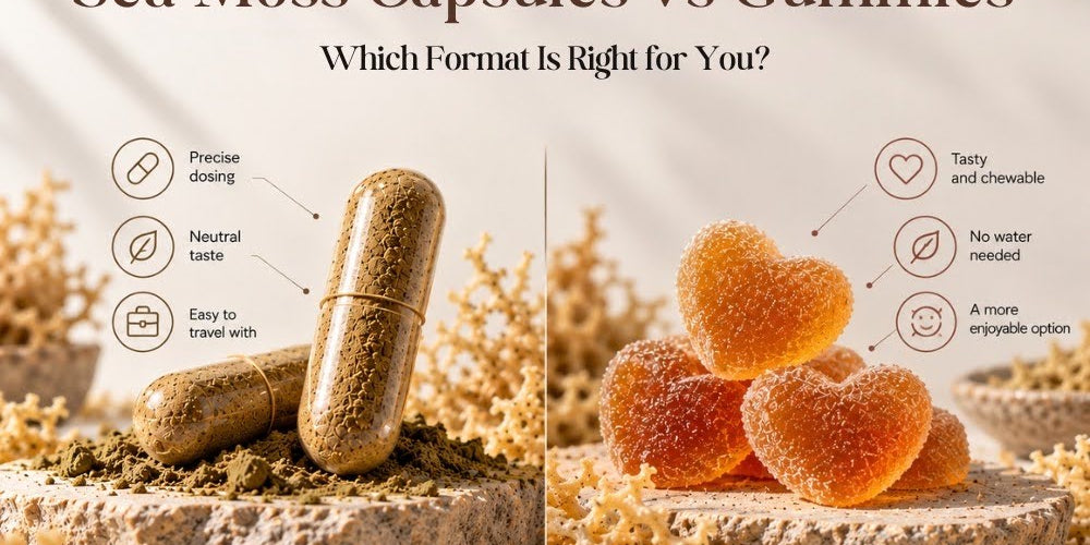Sea Moss Capsules vs. Gummies: Which Format Is Right for You?
