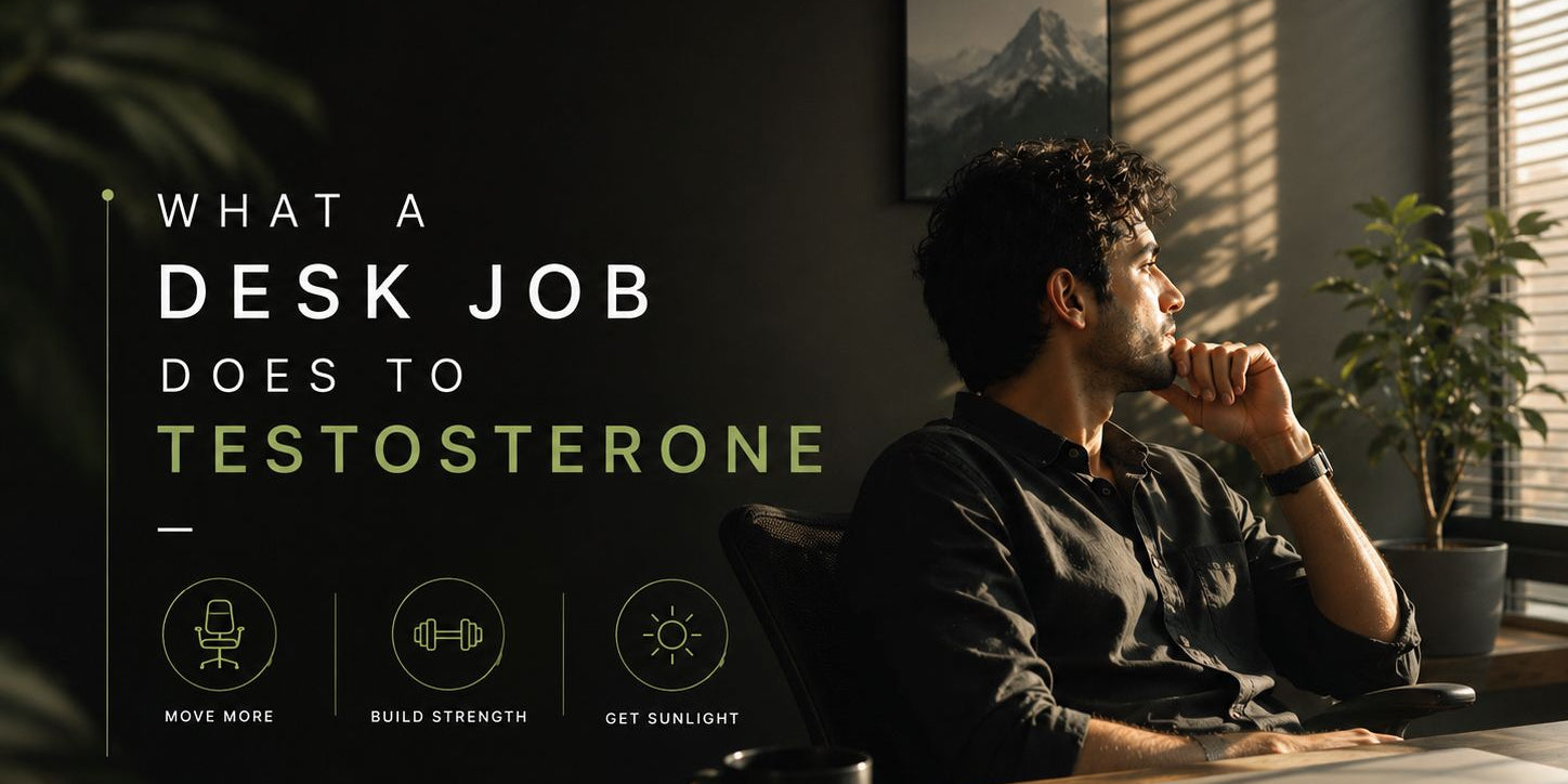 What a desk job does to testosterone and what you can do about it