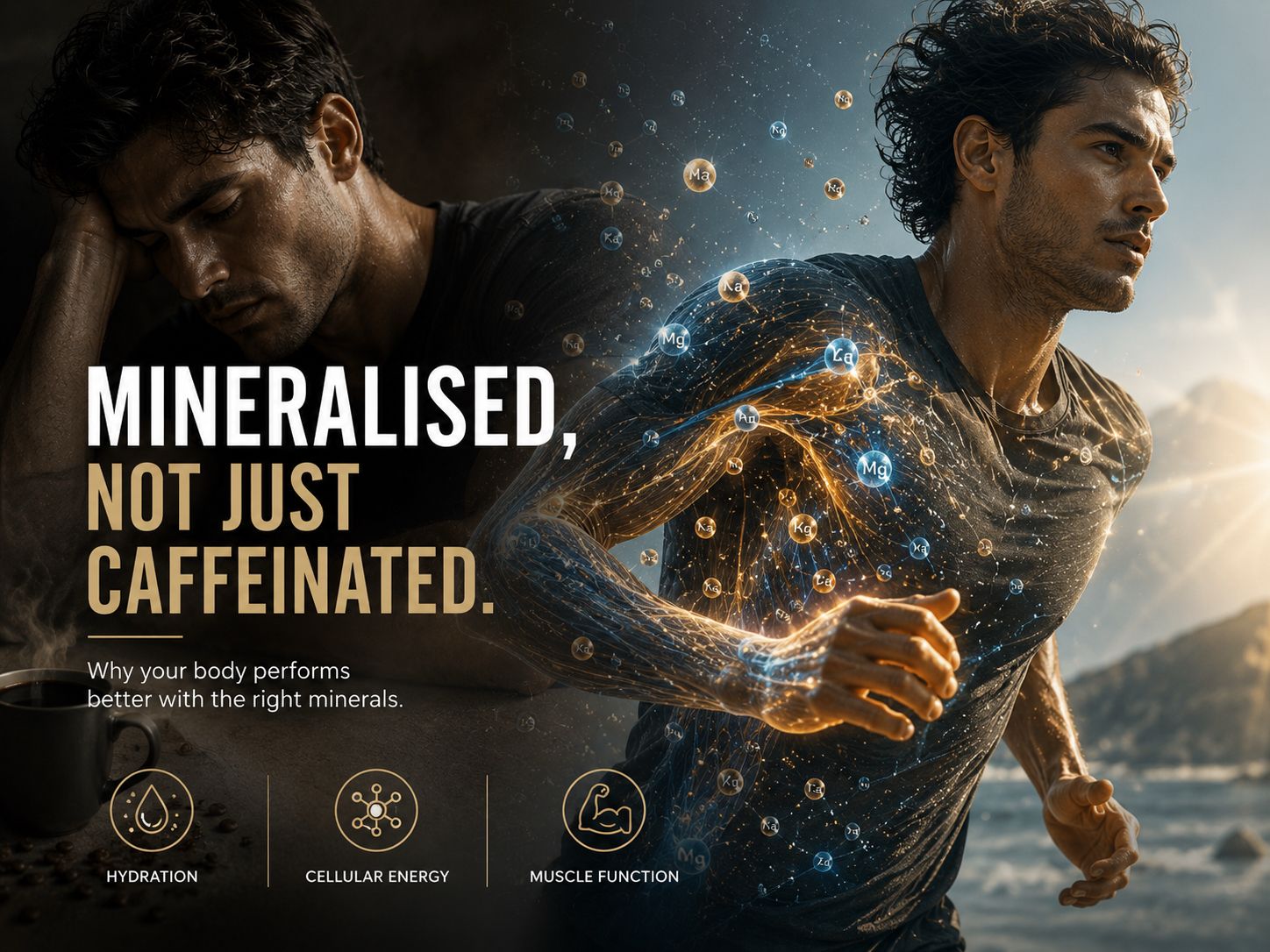 Why your body performs better when it is mineralised, not just caffeinated