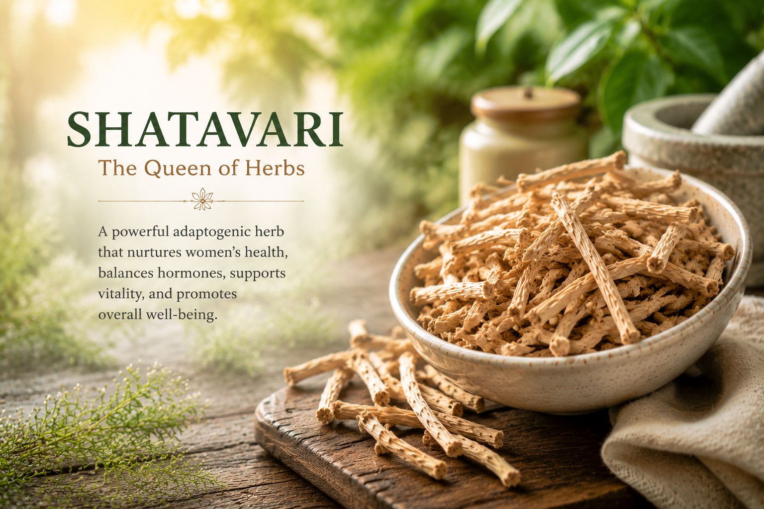 Shatavari: the herb that works with your hormones, not against them