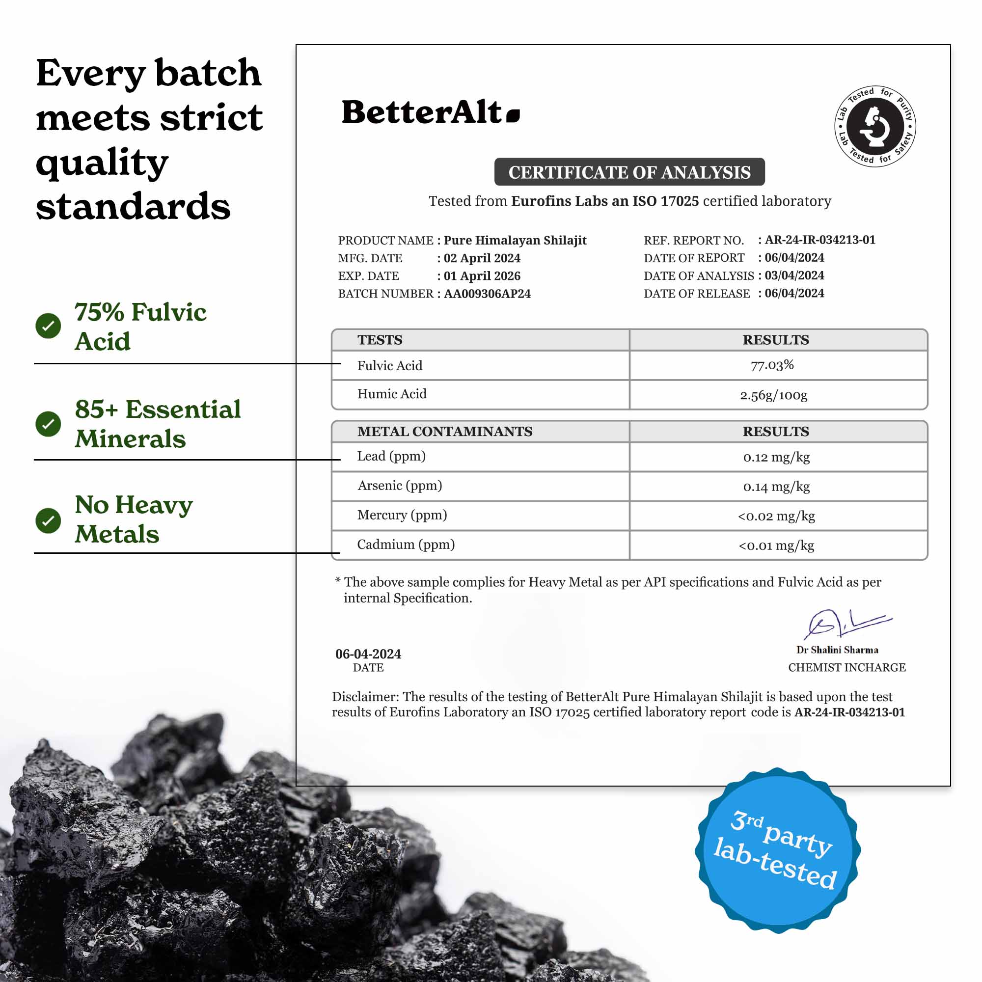 GOLD+ Shilajit Supplement