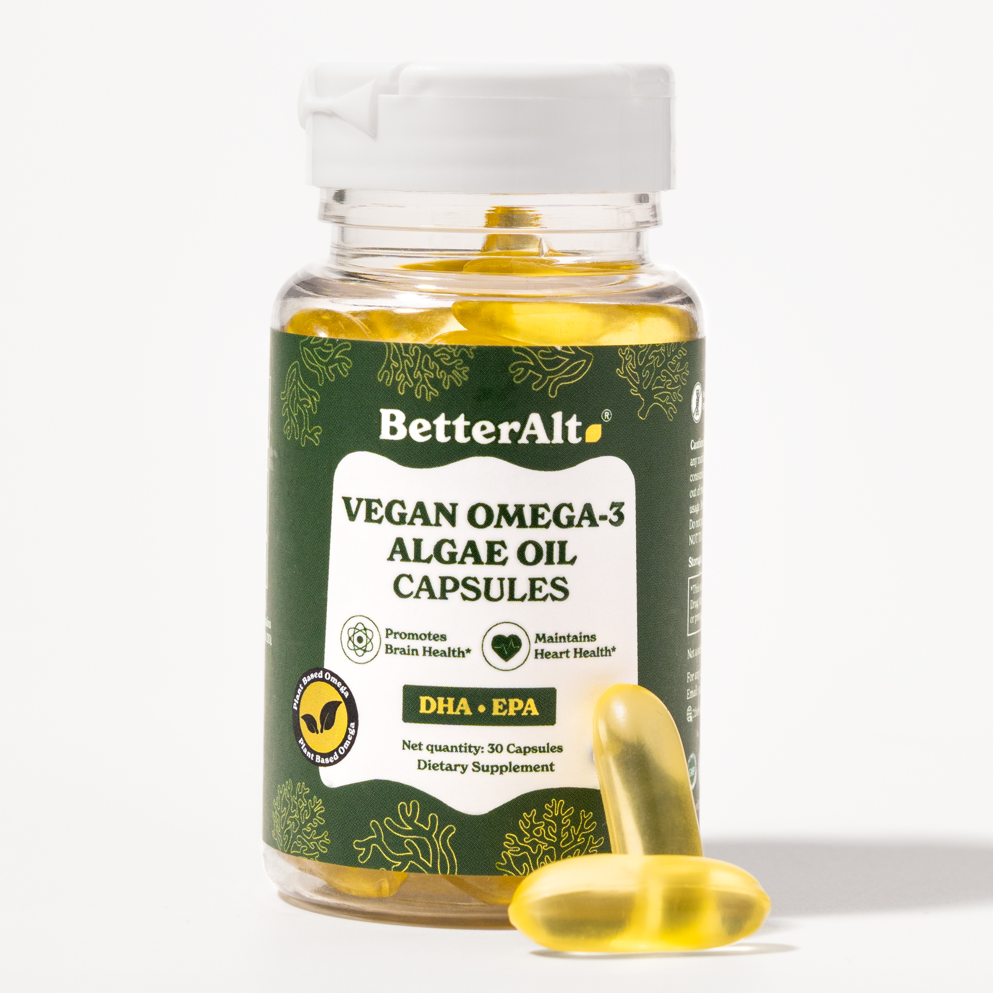 Vegan Omega-3 Algae Oil Capsule