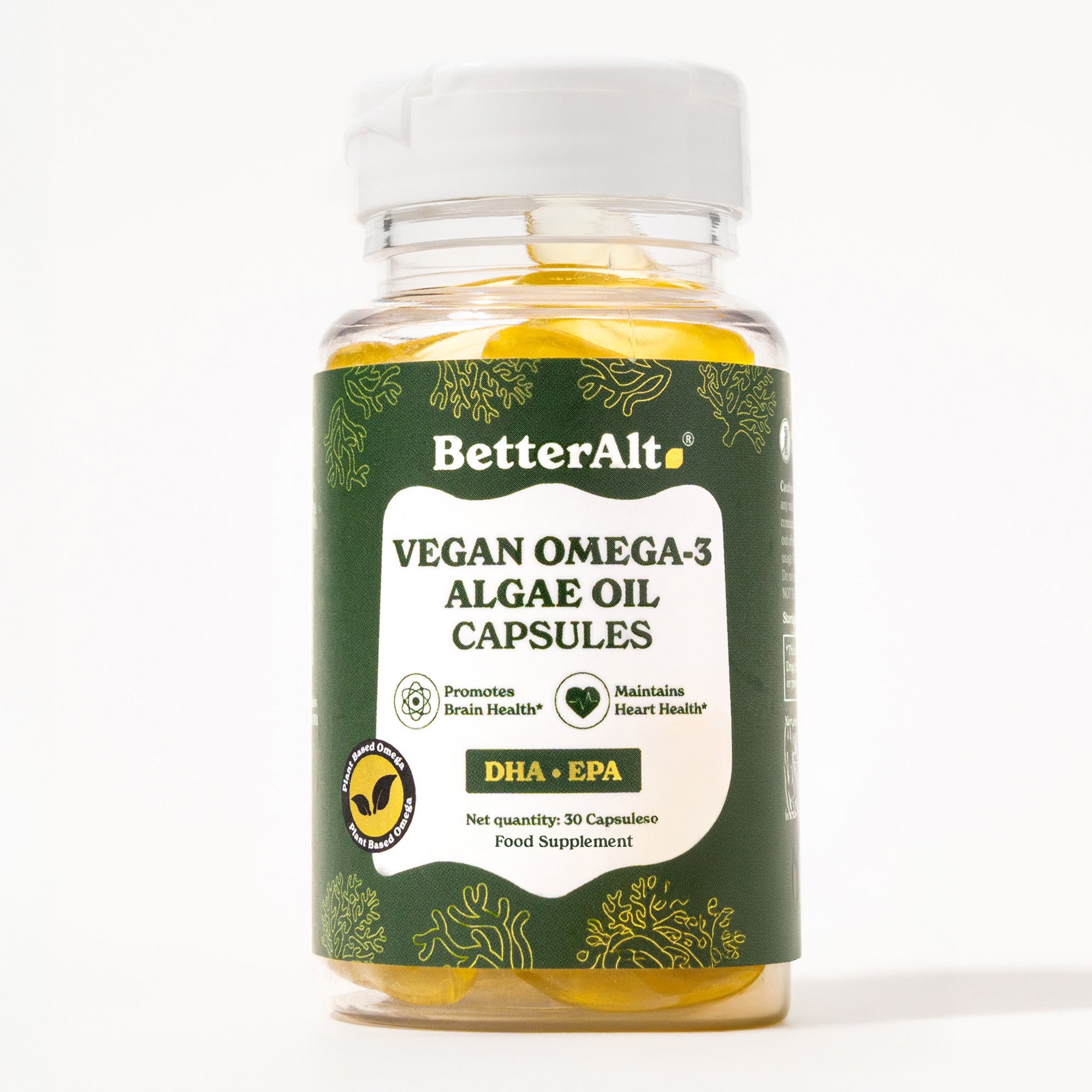 Vegan Omega-3 Algae Oil Capsule