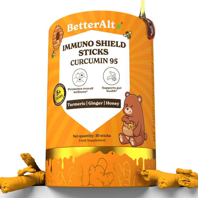 ISSC95TGH30-UK - Curcumin 95 Honey Sticks For Kids