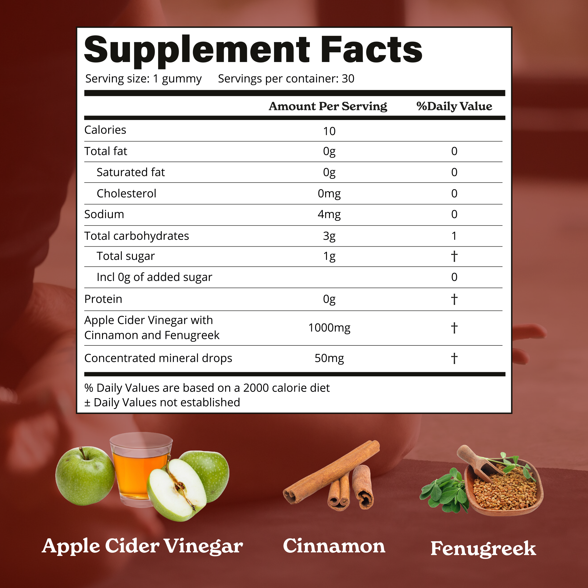 Trace Minerals Apple Cider Vinegar Gummies