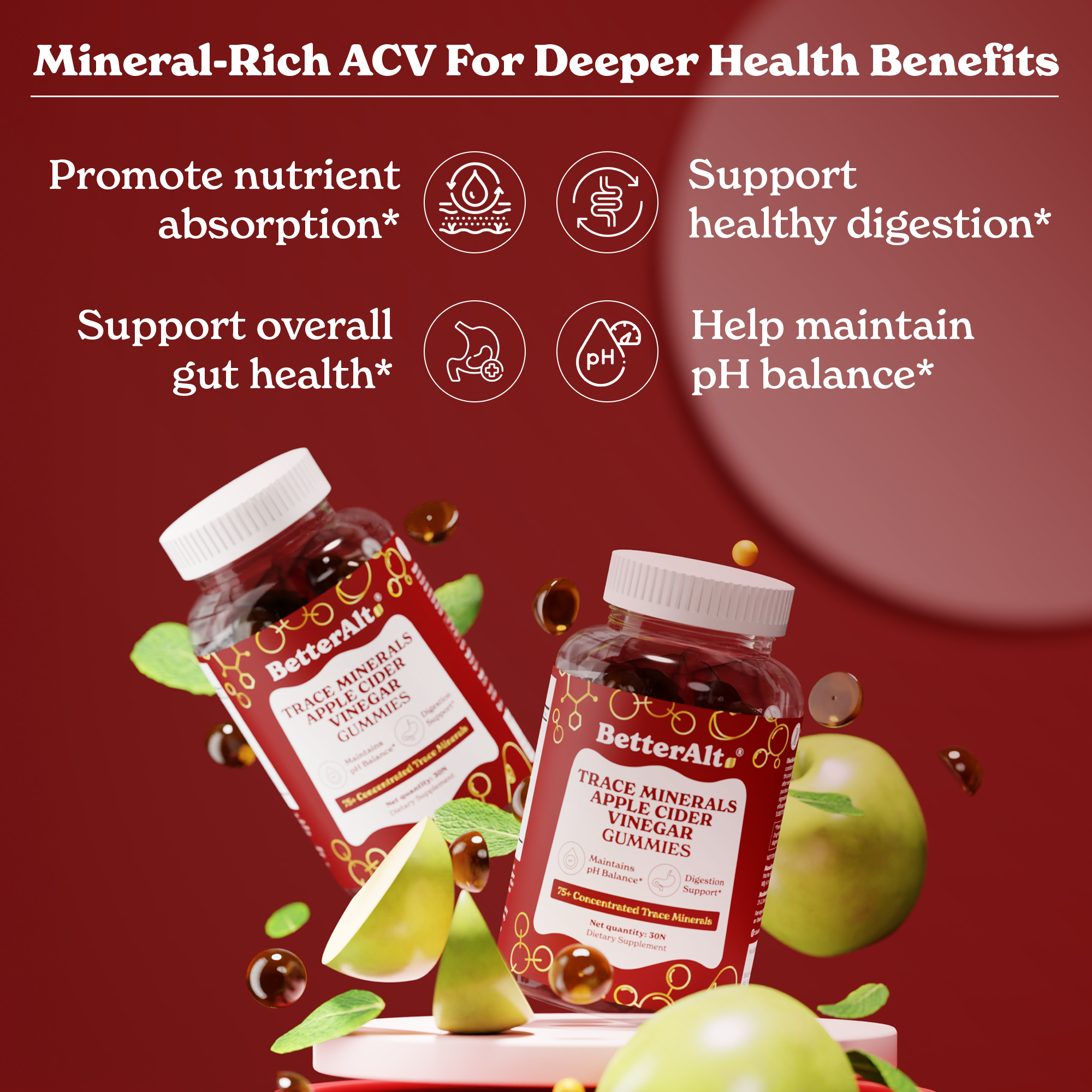 Trace Minerals Apple Cider Vinegar Gummies