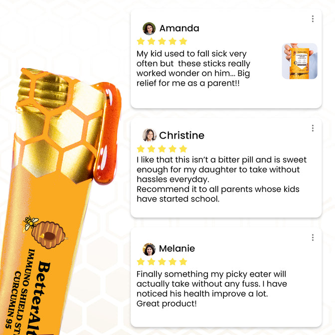 ISSC95TGH30-UK
ISSC95TGH30X2-UK - Curcumin 95 Honey Sticks For Kids