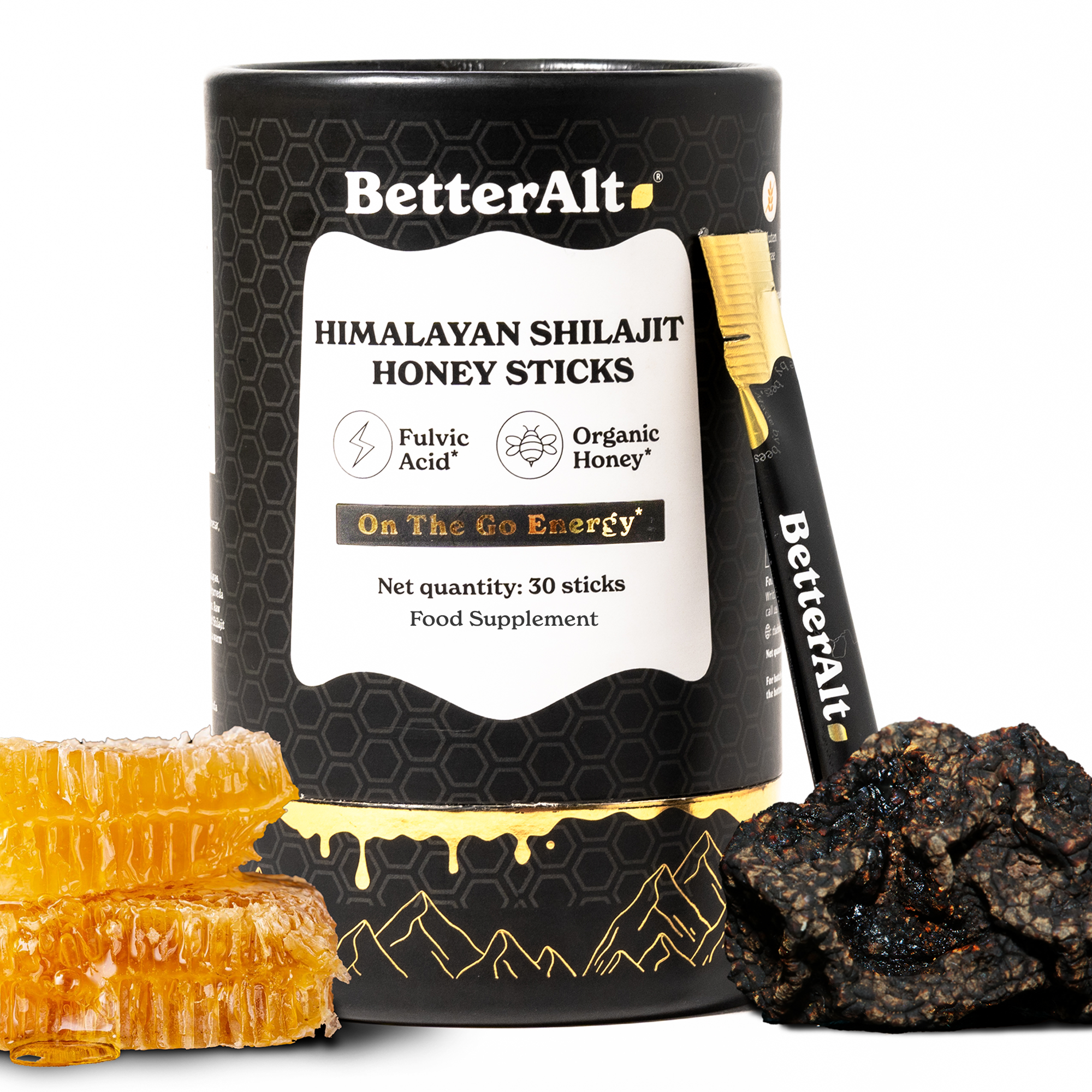 BetterAlt Himalayan Resin Honey Sticks