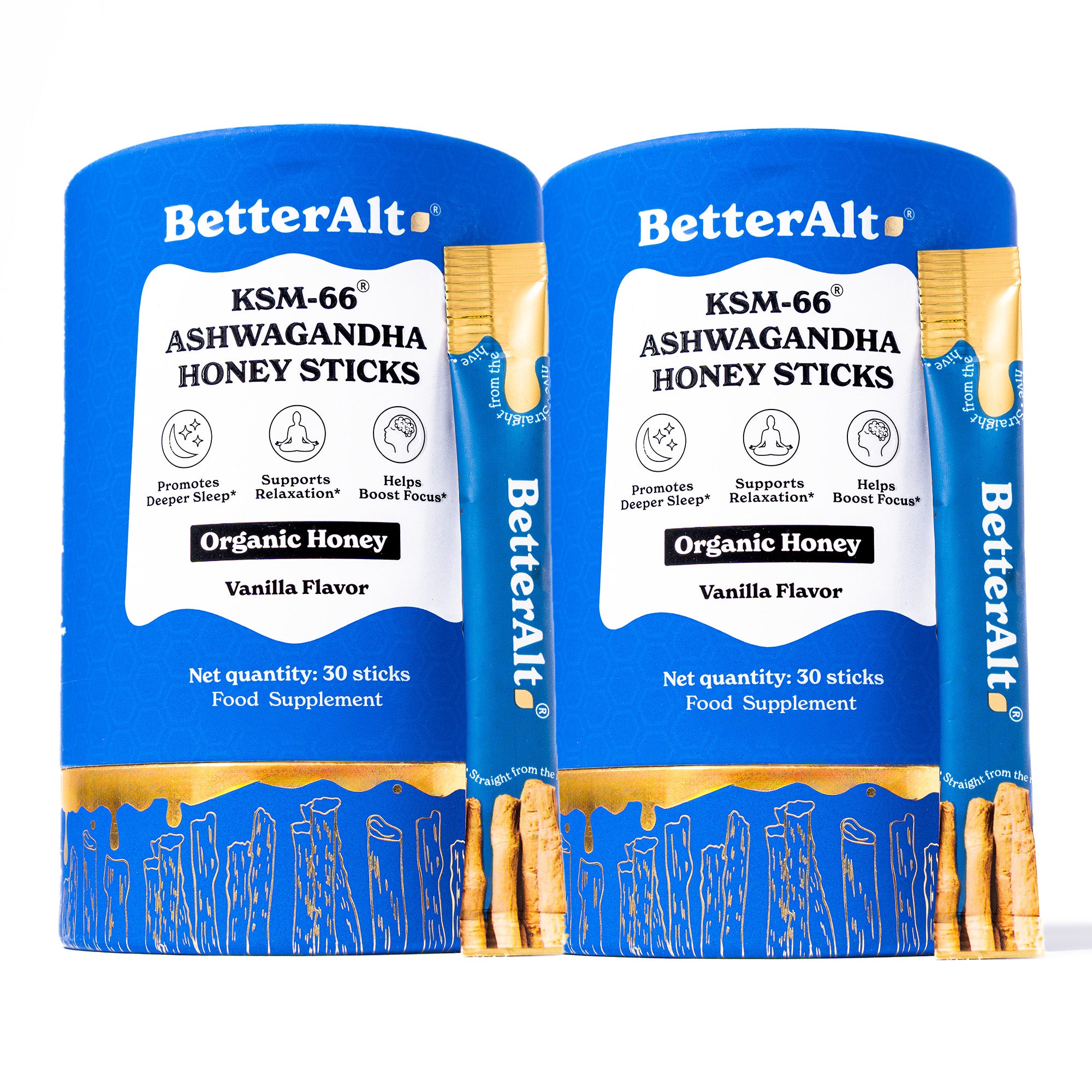 KSM-66 Ashwagandha Honey Sticks