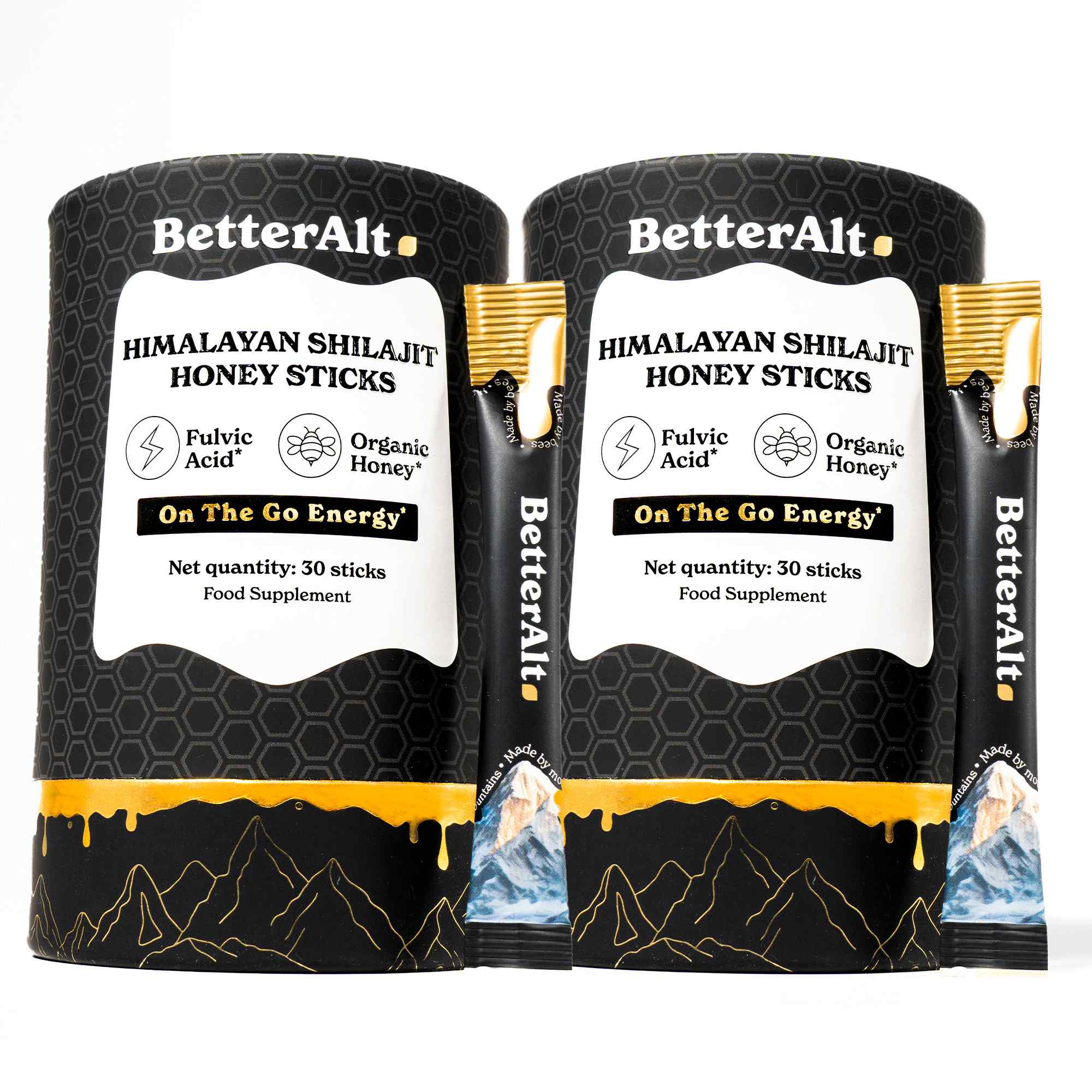 GOLD+ Shilajit Honey Sticks
