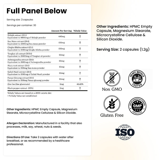 SJSM60-UK
SJSM60X2-UK - All-in-One Shilajit Supplement