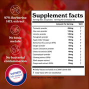 Berberine HCL 97% Capsules