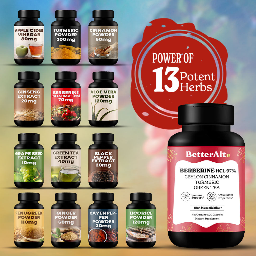 Berberine HCL 97% Capsules
