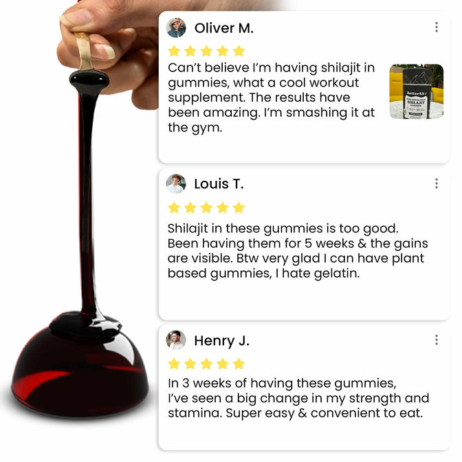 GPHS60-UK GPHS60X2-UK - Pure Himalayan Shilajit Resin Gummies
