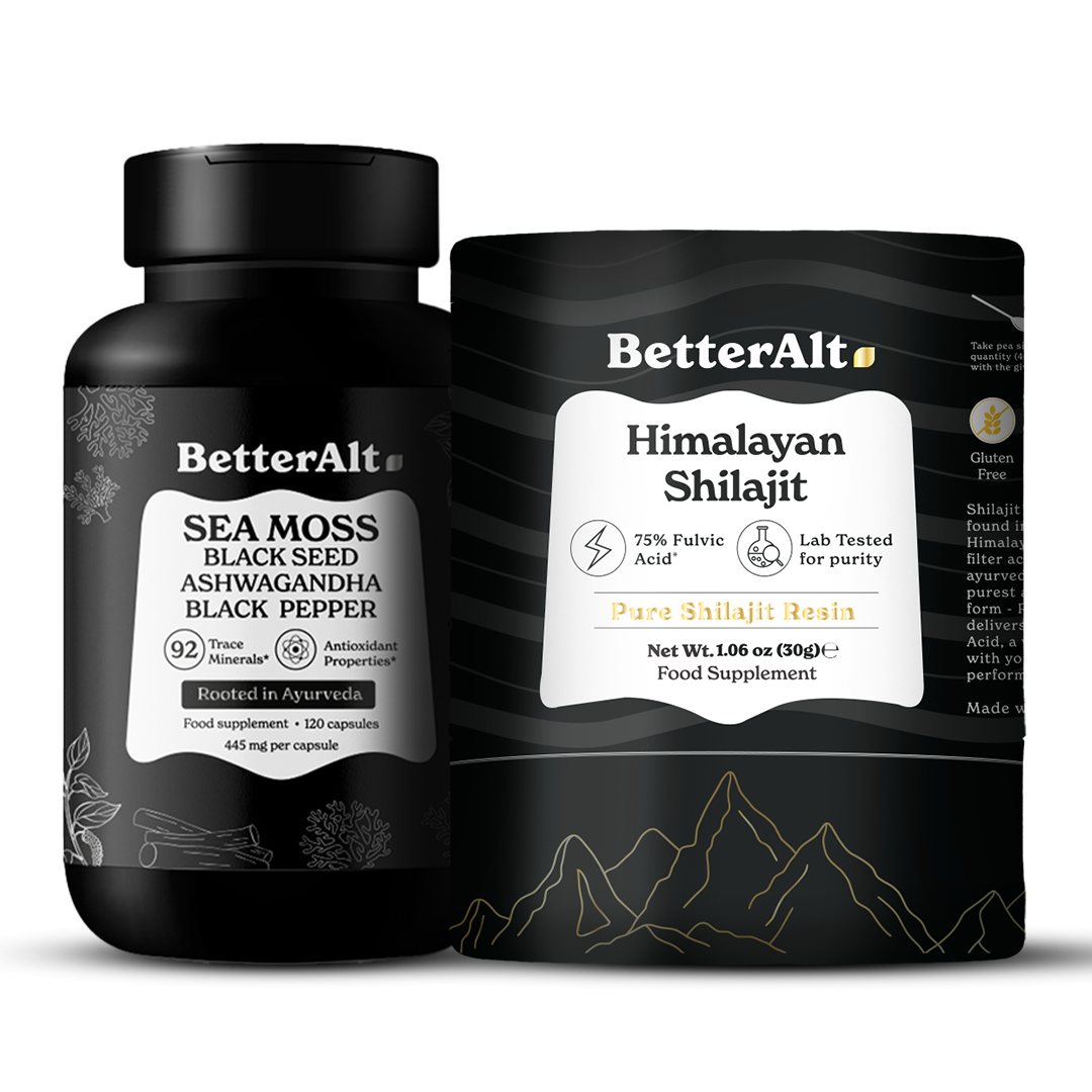 The Ultimate Energy Duo | Himalayan Shilajit & Irish Sea Moss |