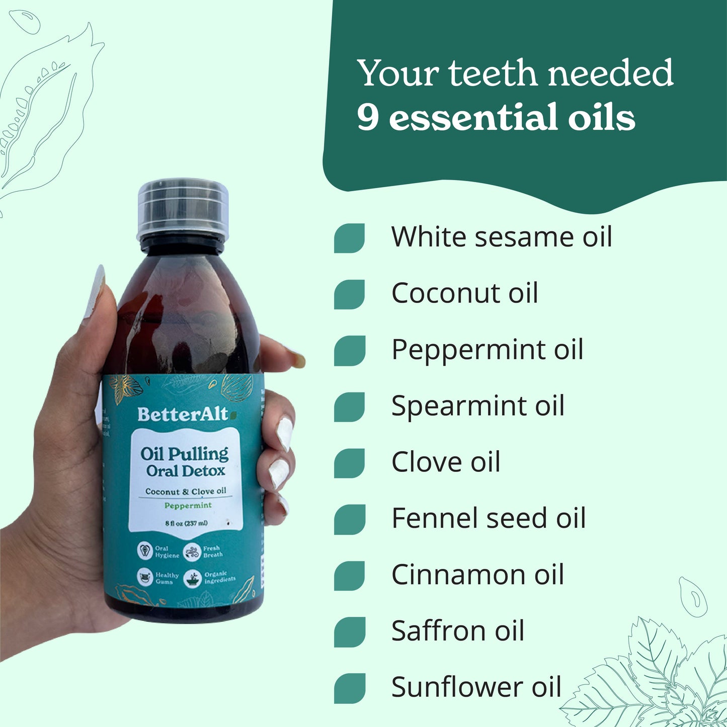 Oral Detox Oil Pulling